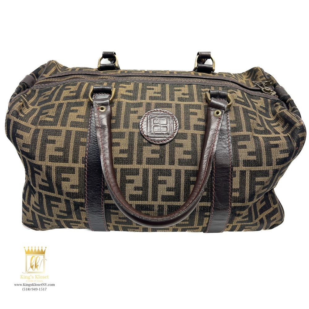 Fendi Zucca Vintage Duffle Bag